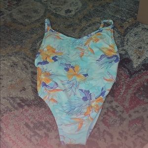 floral print one piece